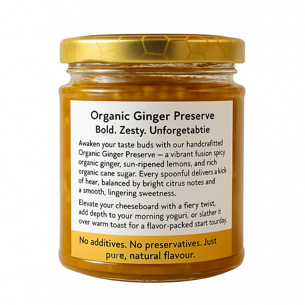 Handmade Luxury Ginger Preserve - Limited Edition