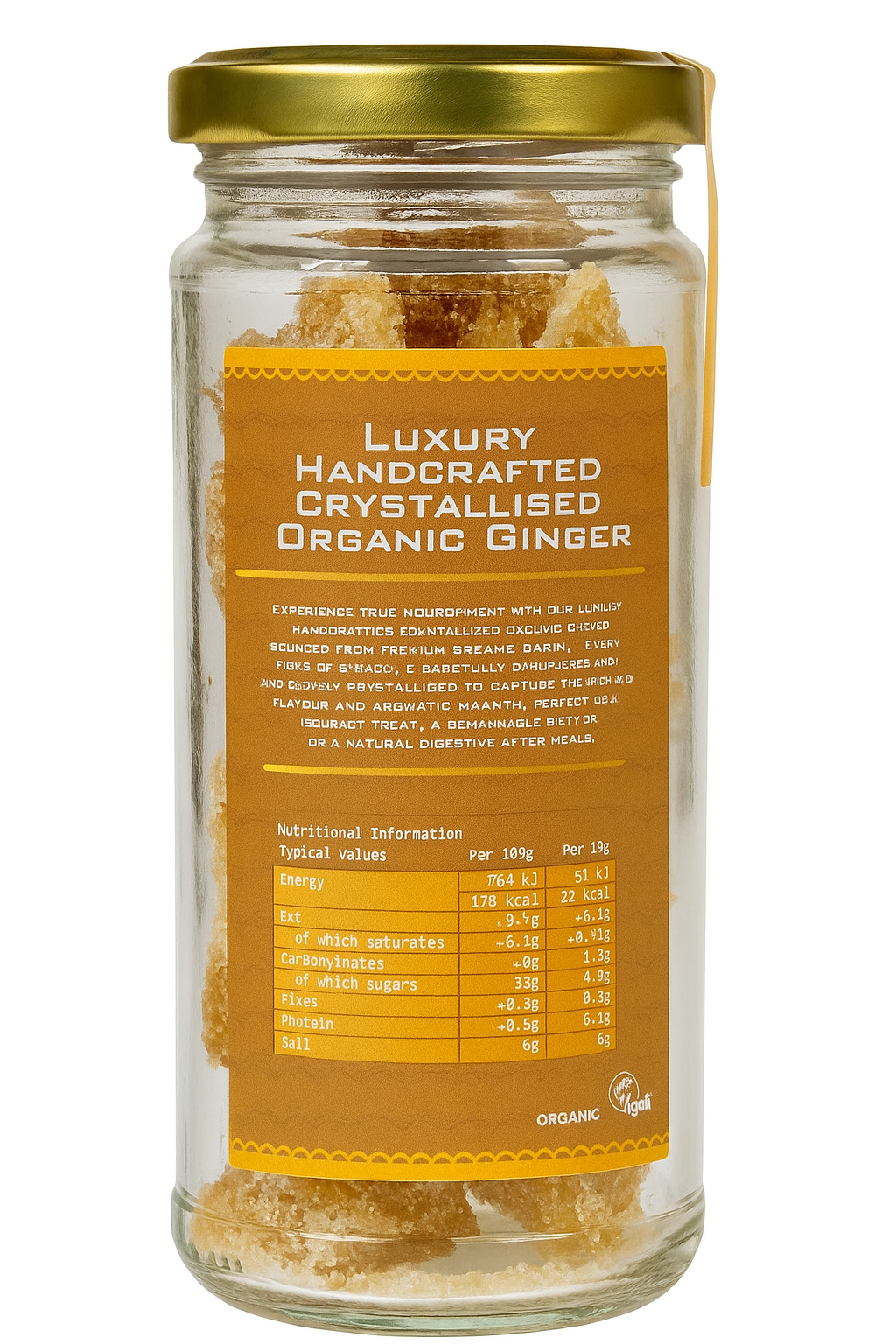 Organic Crystallised Ginger