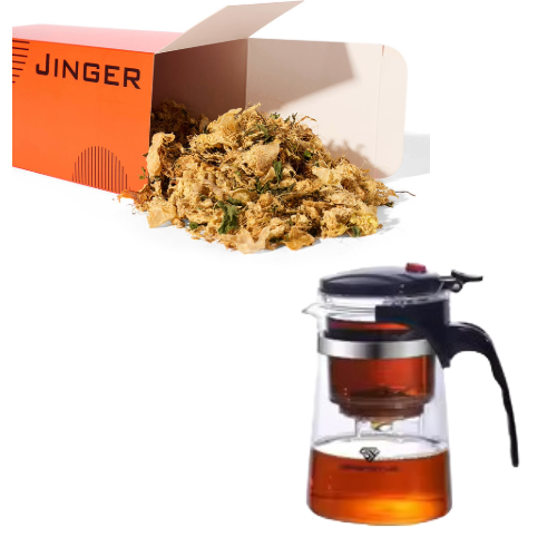 Ginger & Mint Loose Tea & 500ml Teapot