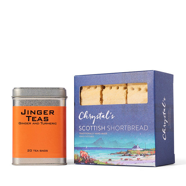 Ginger Turmeric Tea & Crystals Scottish Finest Shortbread