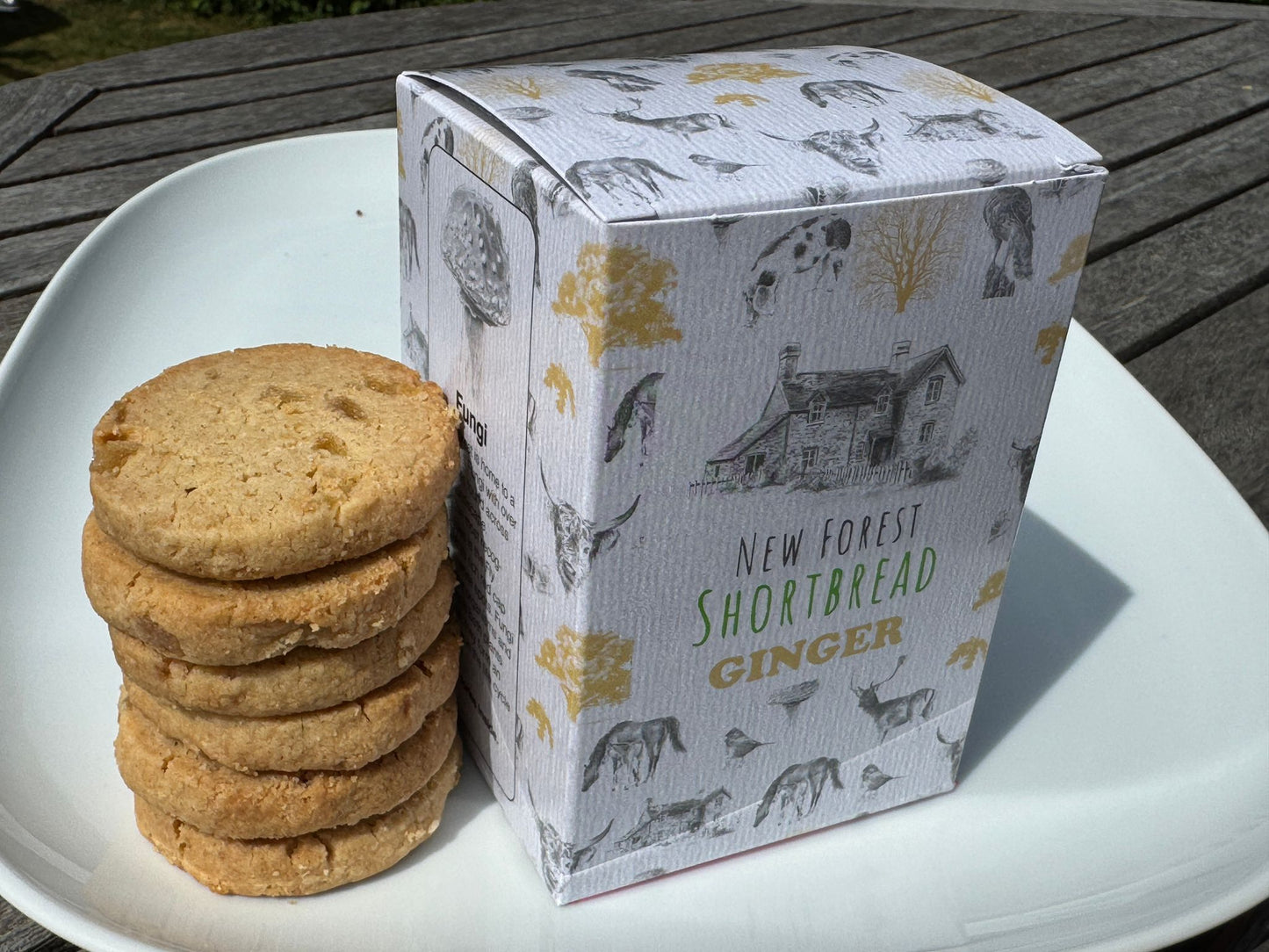New Forest Ginger Shortbread - Box of 8